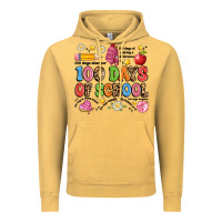 Vintage Mustard 100 days of school Vintage Hoodie - Artiststas