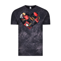 Cloud Black bake tools heart Vintage Tee - Artiststas