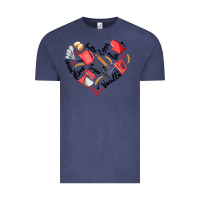 Vintage Denim bake tools heart Vintage Tee - Artiststas