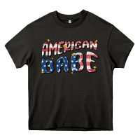Asphalt American babe Heavy Core Tee - MaliasSmallBusiness