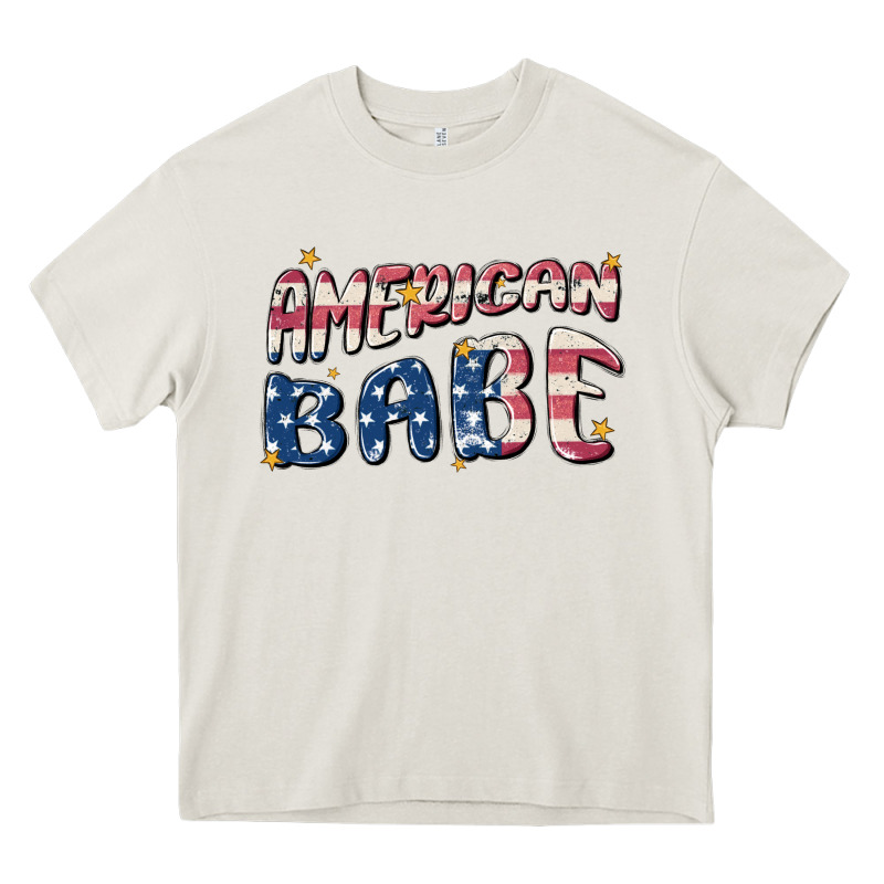American Babe Heavy Core Tee by MaliasSmallBusiness | Teevron