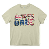 Mossy American babe Heavy Core Tee - MaliasSmallBusiness