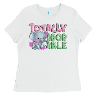 White totally adorable Ladies Tee - MaliasSmallBusiness