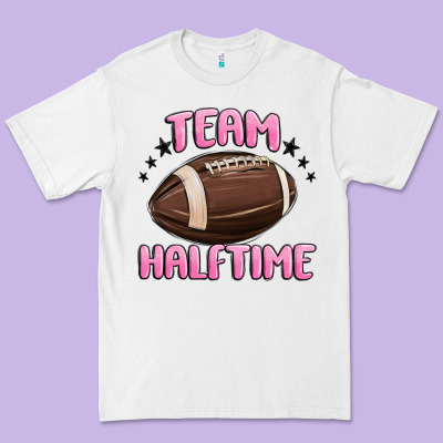 Team Halftime Football Premium Tee Designed By Maliassmallbusiness
