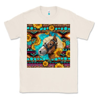 Natural Haflinger Horse Aztec Classic Tee - LillyAllenDesigns