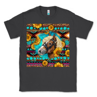 Smoke Haflinger Horse Aztec Classic Tee - LillyAllenDesigns