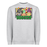 Heather Grey soccer gnomies Heavyweight Sweatshirt - HowdyJamesFarm