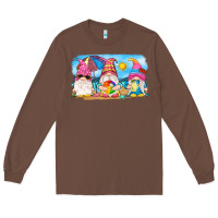 Chestnut summer gnomes Long Sleeve Tee - NancyCooperArtShop