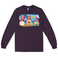 Plum summer gnomes Long Sleeve Tee - NancyCooperArtShop