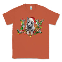 Copper Russian Blue Cat Joy Classic Tee - LillyAllenDesigns