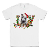White Russian Blue Cat Joy Classic Tee - LillyAllenDesigns