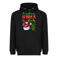 Black christmas vibes only Heavyweight Hoodie - BundleAndBundleShop