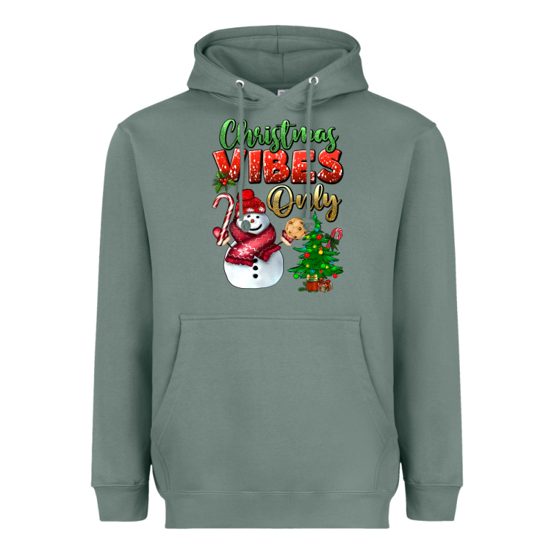 Christmas Vibes Only Heavyweight Hoodie by BundleAndBundleShop | Teevron