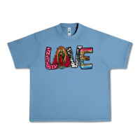 Pebble Blue our lady of guadalupe love Urban Heavy Tee - Jasminsmagicworld