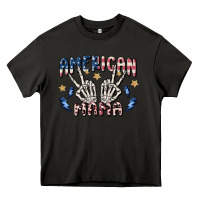 Asphalt american mama Heavy Core Tee - MaliasSmallBusiness