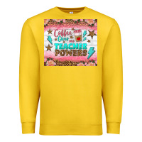 Lemon coffee gives me teacher powers tumbler Premium Sweatshirt - BundleAndBundleShop