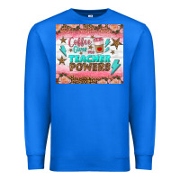 True Royal coffee gives me teacher powers tumbler Premium Sweatshirt - BundleAndBundleShop