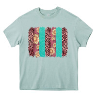 Arona valentine's day floral leopard brushstroke Heavy Core Tee - AdoDesignShop
