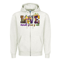 Love. Ardi Gras Y'all Zipper Hoodie | Teevron