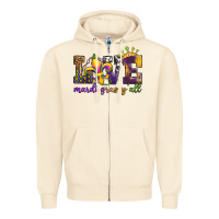 Sandshell love. ardi gras y'all Zipper Hoodie - OliviaCreatesArt