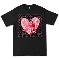 Black xoxo heart valentine's day Premium Tee - MaliasSmallBusiness