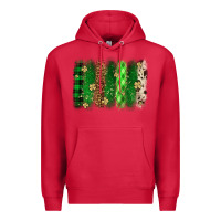 Cardinal St. Patrick's Day brushstroke Premium Hoodie - OliviaCreatesArt