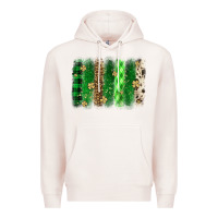 Pale Pink St. Patrick's Day brushstroke Premium Hoodie - OliviaCreatesArt