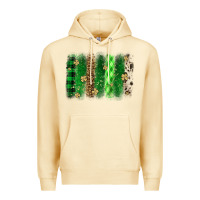 Pina Colada St. Patrick's Day brushstroke Premium Hoodie - OliviaCreatesArt