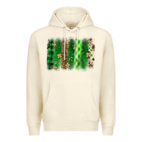 Sandshell St. Patrick's Day brushstroke Premium Hoodie - OliviaCreatesArt