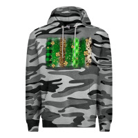 Slate Camo St. Patrick's Day brushstroke Premium Hoodie - OliviaCreatesArt