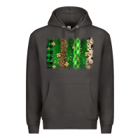 Smoke St. Patrick's Day brushstroke Premium Hoodie - OliviaCreatesArt
