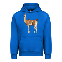 Cobalt guanaco llama Urban Hoodie - LillyAllenDesigns