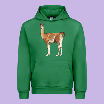 Guanaco Llama Urban Hoodie Designed By Lillyallendesigns