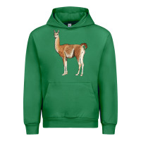 Emerald guanaco llama Urban Hoodie - LillyAllenDesigns