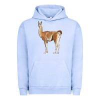 Pigment Grape Ice guanaco llama Urban Hoodie - LillyAllenDesigns