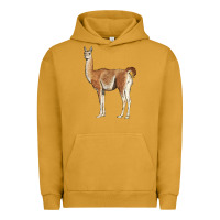 Pigment Peanut Butter guanaco llama Urban Hoodie - LillyAllenDesigns
