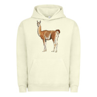 Pigment Pistachio guanaco llama Urban Hoodie - LillyAllenDesigns
