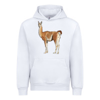 White guanaco llama Urban Hoodie - LillyAllenDesigns