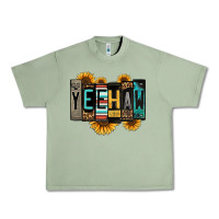 Oil Green yeehaw license plate letters Urban Heavy Tee - Jasminsmagicworld