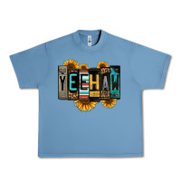 Pebble Blue yeehaw license plate letters Urban Heavy Tee - Jasminsmagicworld