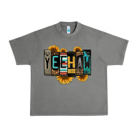 Tornado yeehaw license plate letters Urban Heavy Tee - Jasminsmagicworld