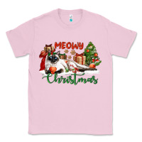 Bubblegum Pink siamese cat meowy christmas Classic Tee - LillyAllenDesigns