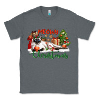Charcoal Heather siamese cat meowy christmas Classic Tee - LillyAllenDesigns