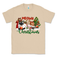 Mushroom siamese cat meowy christmas Classic Tee - LillyAllenDesigns