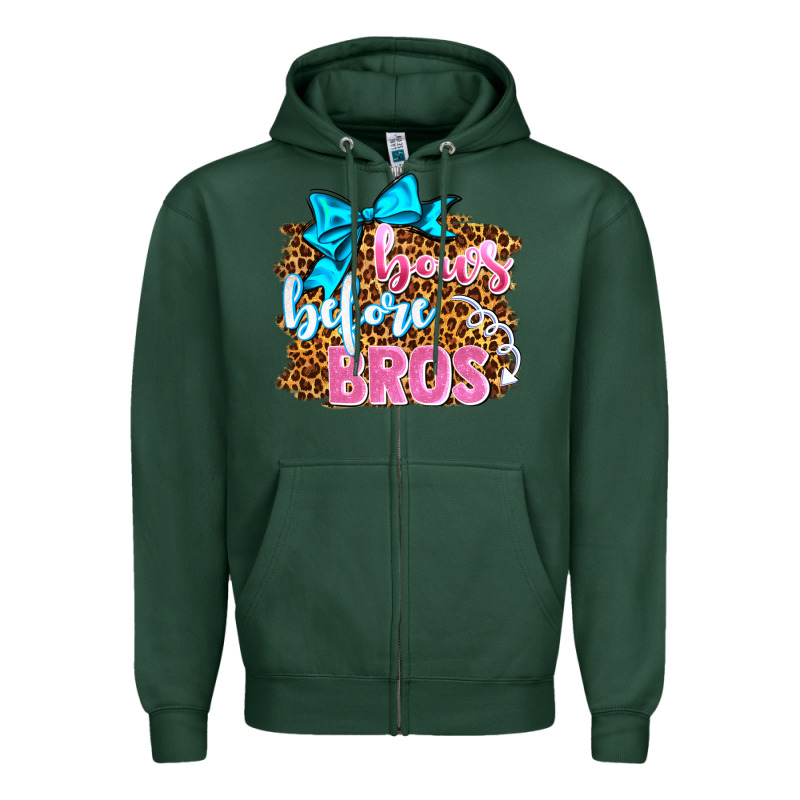 Bows Before Bros Olivia Zipper Hoodie by OliviaCreatesArt | Teevron