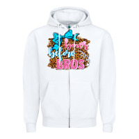 White bows before bros olivia Zipper Hoodie - OliviaCreatesArt