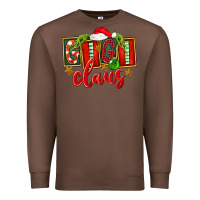 Chestnut Christmas Gigi Claus Premium Sweatshirt - FaDigitalArtStudio