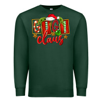 Sports Green Christmas Gigi Claus Premium Sweatshirt - FaDigitalArtStudio
