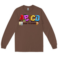 Chestnut abcd back to school Long Sleeve Tee - NancyCooperArtShop