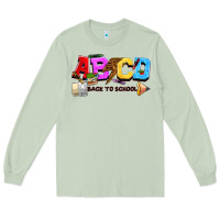 Matcha abcd back to school Long Sleeve Tee - NancyCooperArtShop